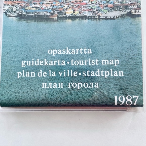 Vintage Helsinki Tourist Map 1987 - Picture 2 of 8